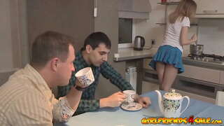 Horny petite teen cuckolds vadiny